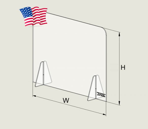 Sneeze Guard 30"x22"