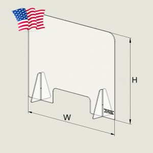 Sneeze Guard 30"x22" pass-through